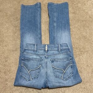 Ariat REAL Denim bootcut 25 light designer womens blue jeans 25r